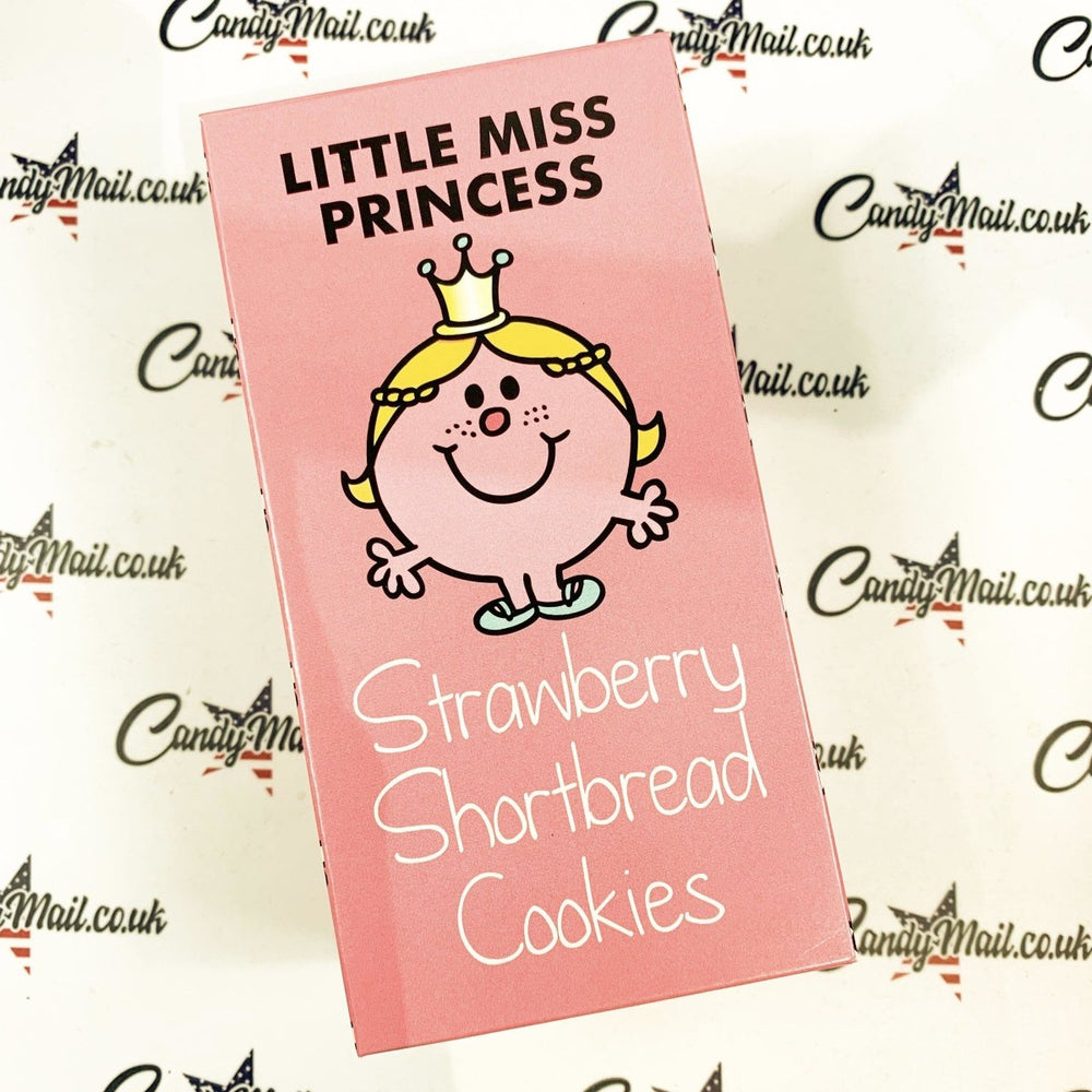 Little Miss Princess Strawberry Shortbread Cookies 150g - Candy Mail UK