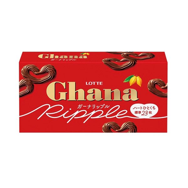 Lotte Ghana Ripple with Pretzel Chocolate 58g - Candy Mail UK