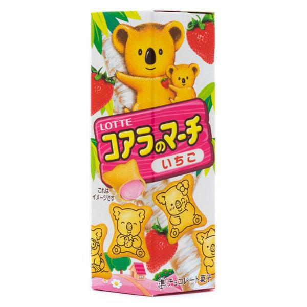 Lotte Koala's March Strawberry Cream Biscuits 37g - Candy Mail UK