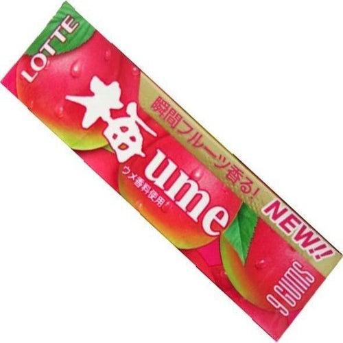 Lotte Plum Flavoured Gum 21g Past Best Before - Candy Mail UK