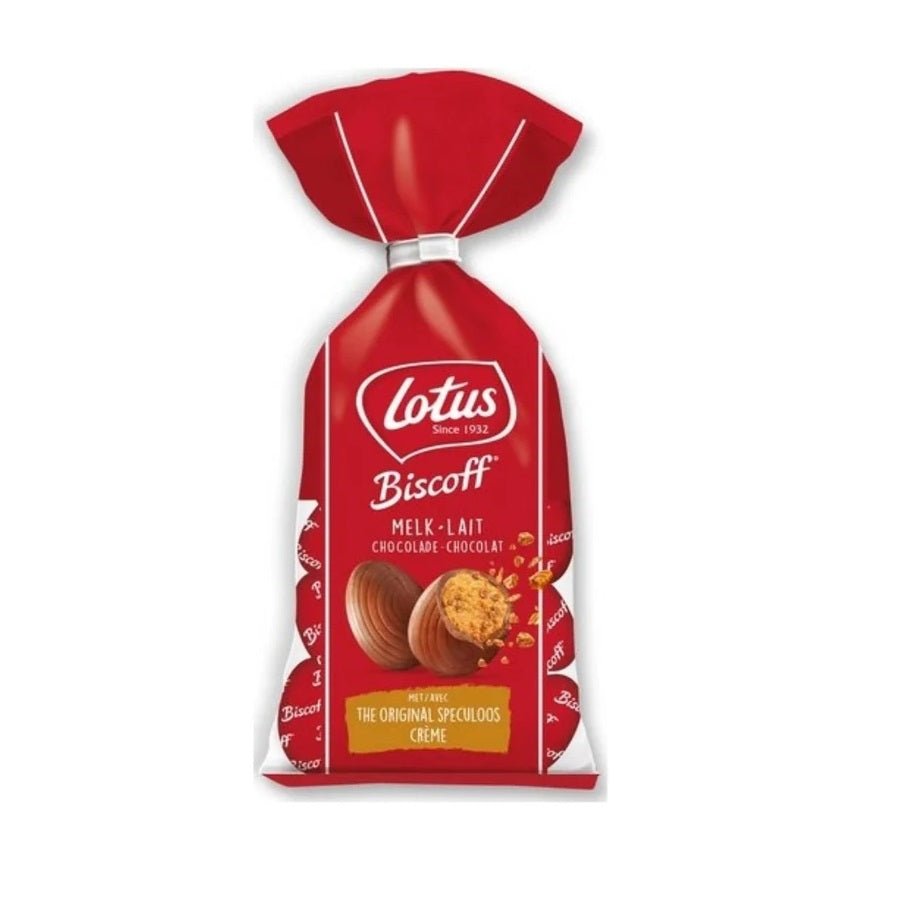 Lotus Biscoff Easter Eggs Milk Chocolate 90g (One Per Customer) - Candy Mail UK