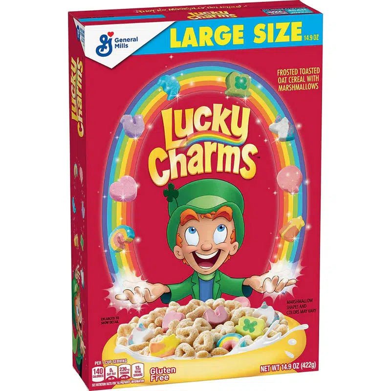 Lucky Charms Cereal Classic Box 422g - Candy Mail UK