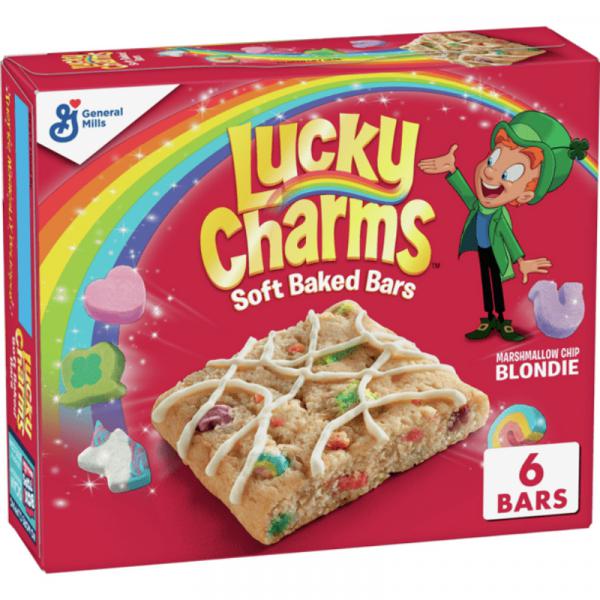 Lucky Charms Soft Baked Bars 6 Pack 139g - Candy Mail UK