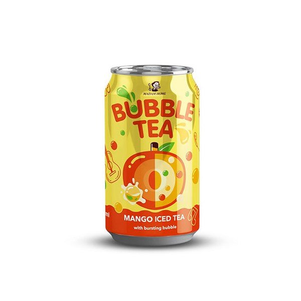 Madam Hong Bubble Tea Mango Iced Tea 320ml - Candy Mail UK