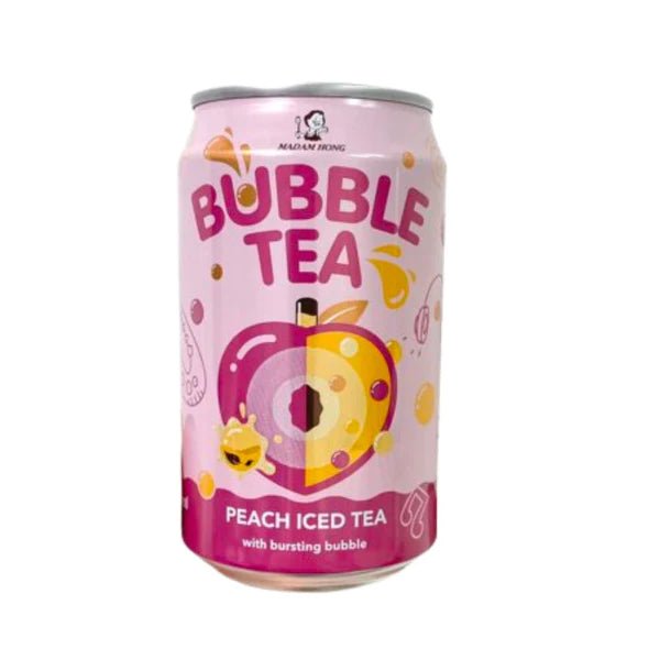 Madam Hong Bubble Tea Peach Iced Tea 320ml - Candy Mail UK