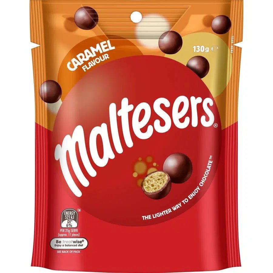 Maltesers Caramel Flavour (Australia) 140g - Candy Mail UK