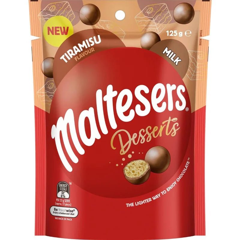 Maltesers Desserts Tiramisu (Australia) 125g - Candy Mail UK