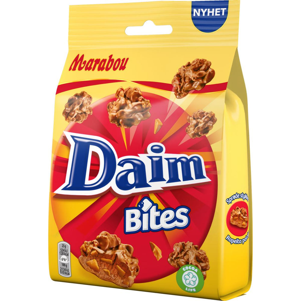 Marabou Daim Bites (Sweden) 145g - Candy Mail UK