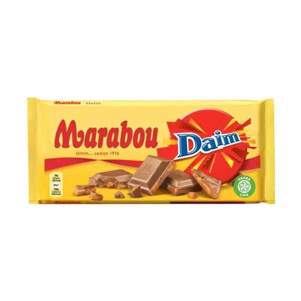 Marabou Daim Block (Sweden) 200g - Candy Mail UK