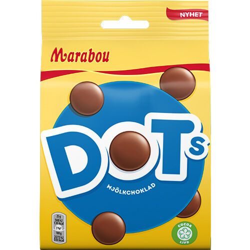 Marabou Dots (Sweden) 140g - Candy Mail UK