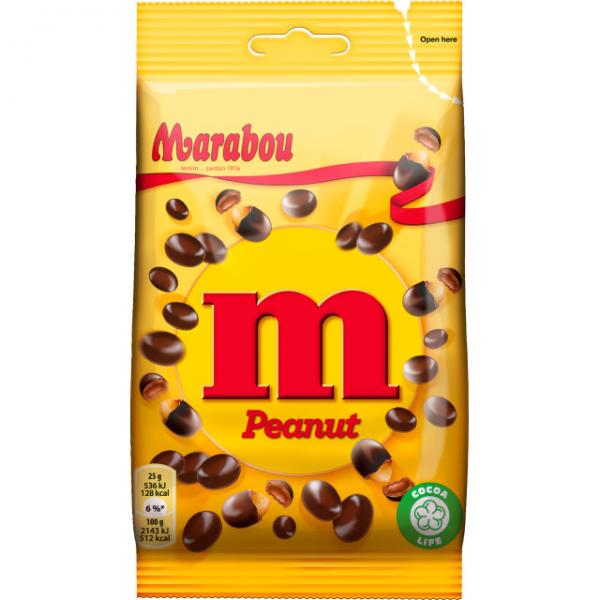 Marabou M Peanut (Sweden) 90g - Candy Mail UK
