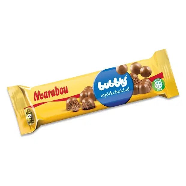 Marabou Milk Chocolate Bubbly (Sweden) 60g - Candy Mail UK