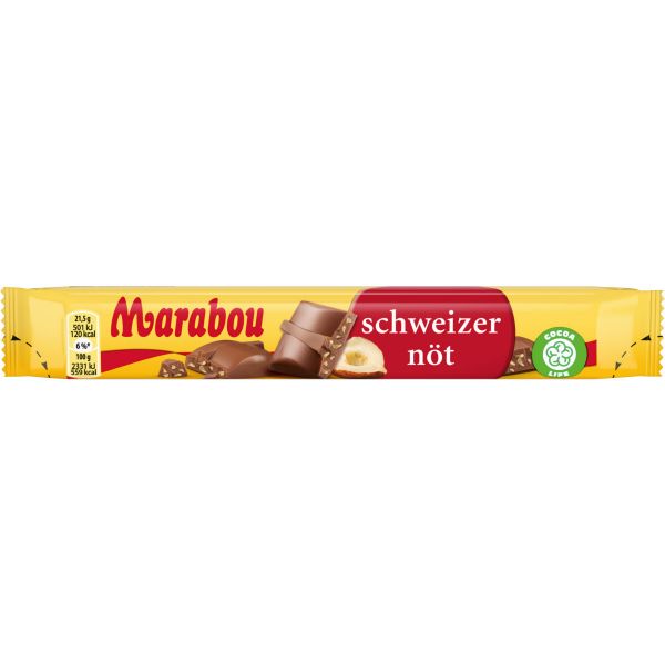 Marabou Swiss Nut Bar (Sweden) 43g Best Before 27th January 2023 - Candy Mail UK