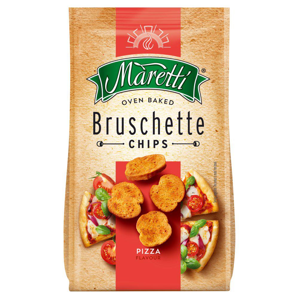 Maretti Bruschette Chips Pizza Flavour 70g - Candy Mail UK