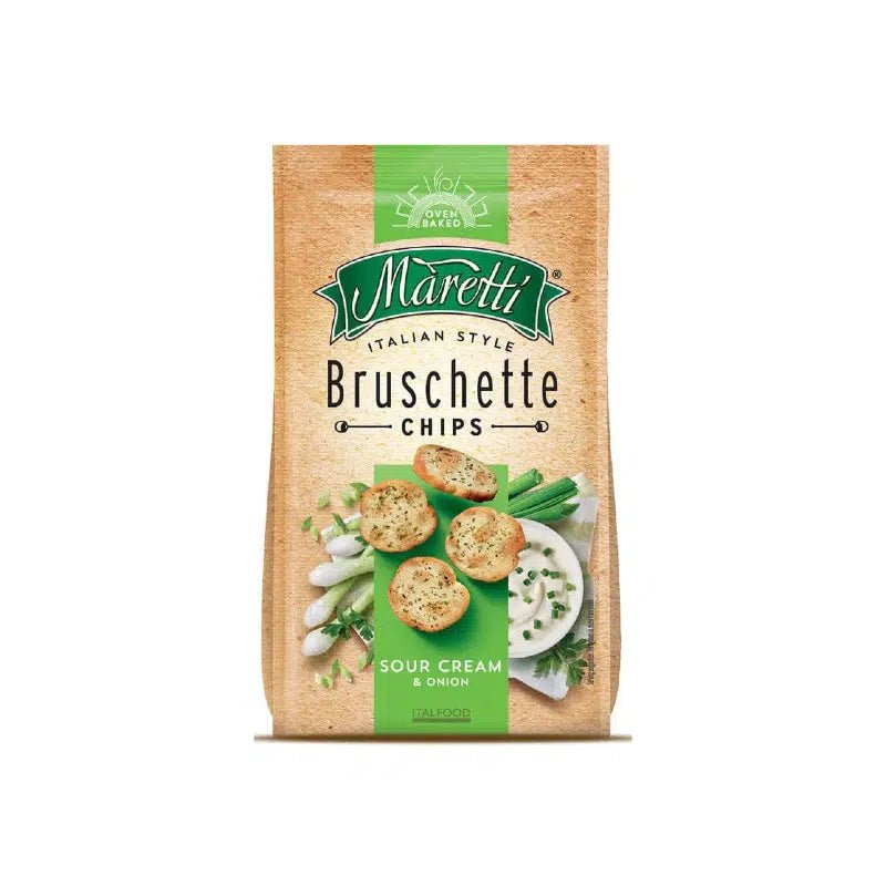 Maretti Bruschette Chips Sour Cream and Onion 70g - Candy Mail UK