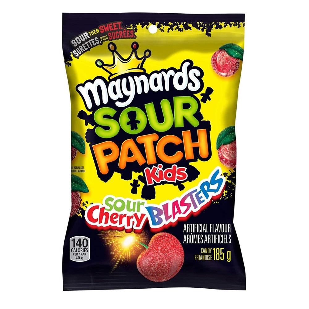 Maynard's Sour Patch Kids Cherry Blasters (Canada) 185g - Candy Mail UK