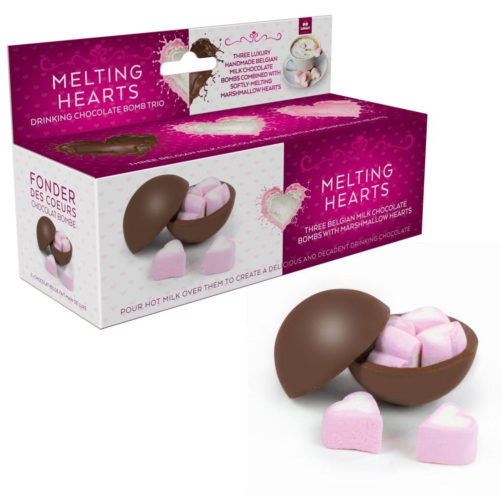Melting Hearts Chocolate Bombs - Candy Mail UK