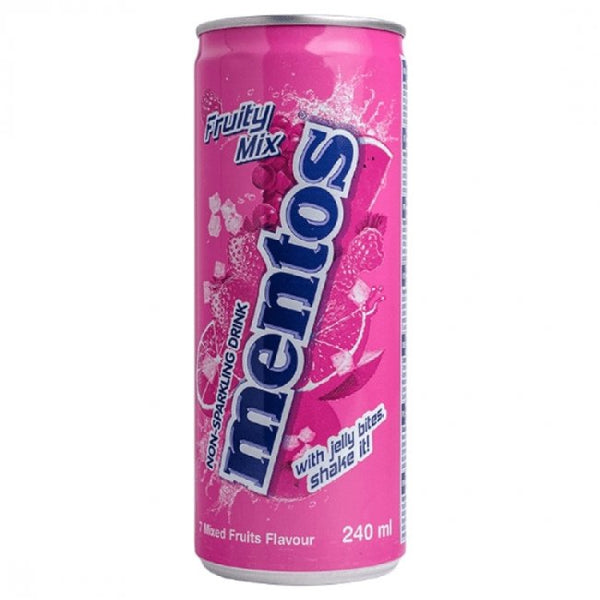 Mentos Fruity Mix Flavour Drink with Jelly Bites 240ml - Candy Mail UK