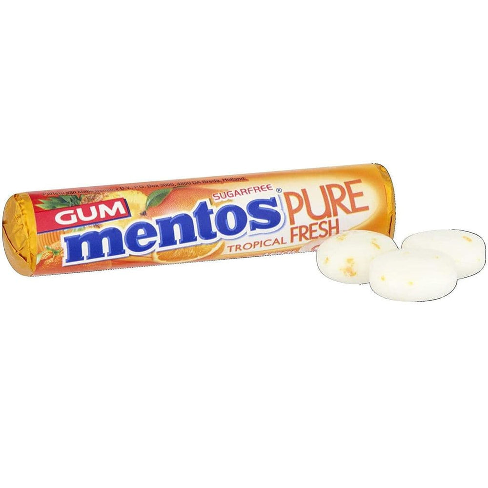 Mentos Pure Tropical Fresh Gum 15g - Candy Mail UK