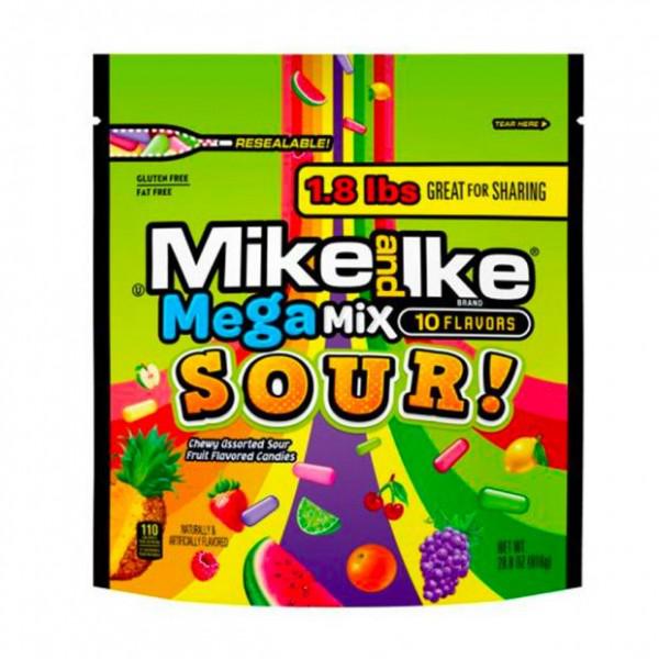 Mike and Ike Mega Mix Sour XXXL Bag 816g - Candy Mail UK