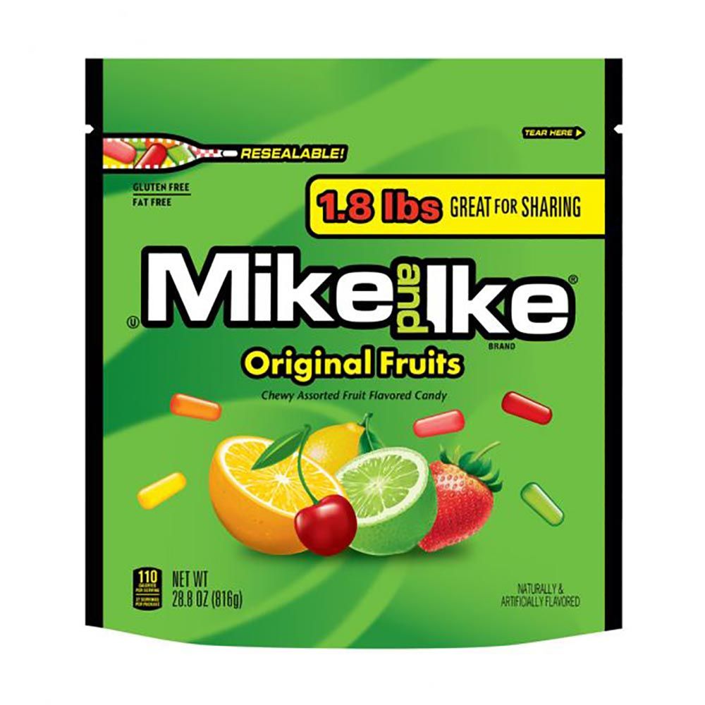 Mike and Ike Original Fruits XXXL Bag 816g - Candy Mail UK