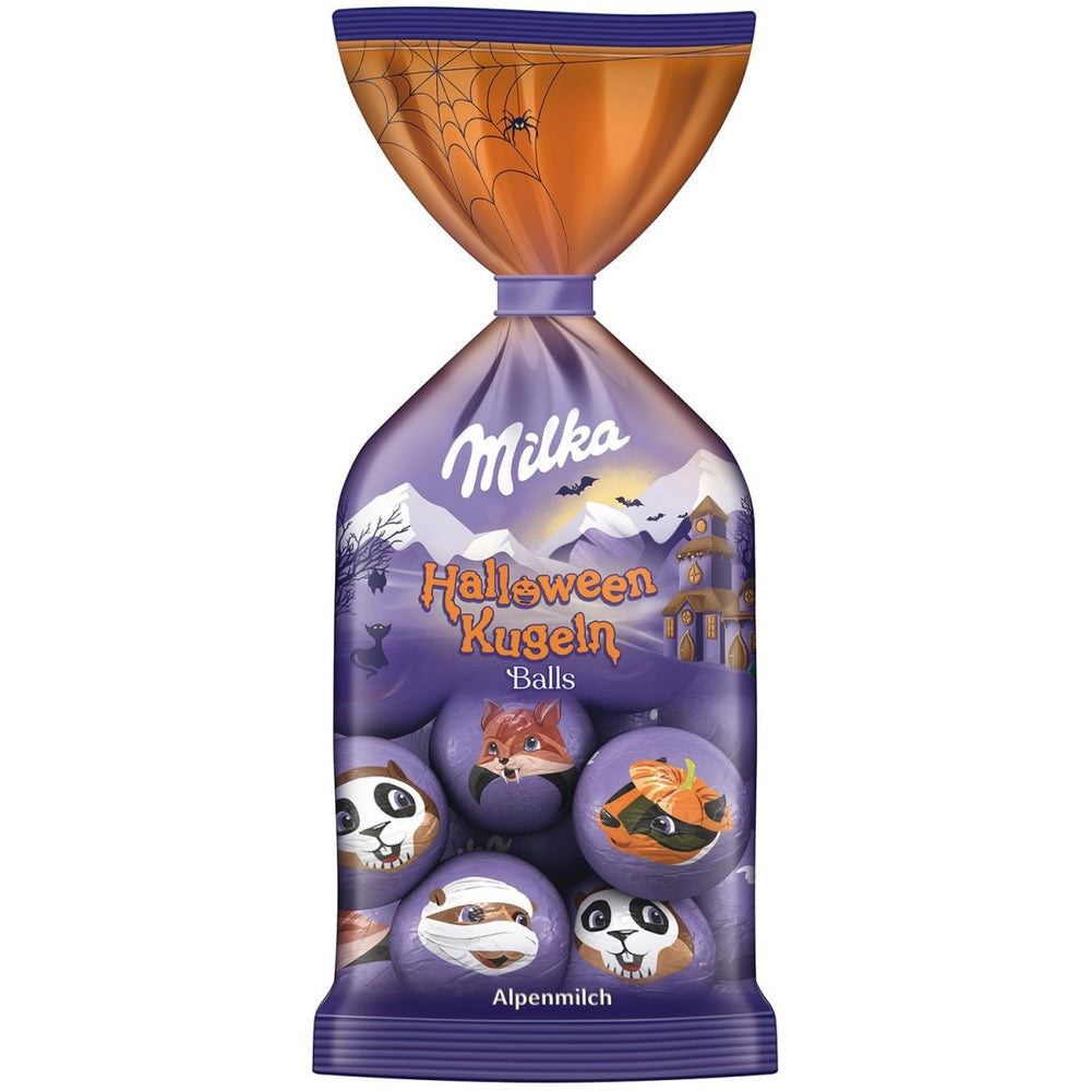 Milka Alpine Milk Halloween Balls 100g - Candy Mail UK