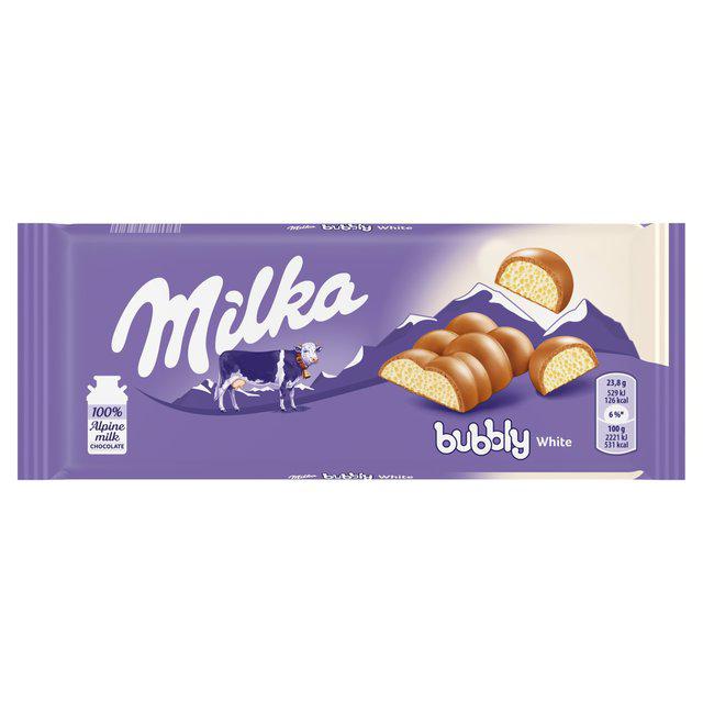 Milka Bubbly White 100g - Candy Mail UK