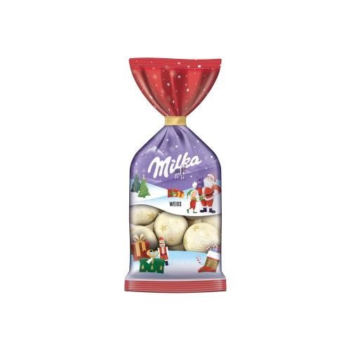Milka White Christmas Balls 100g - Candy Mail UK