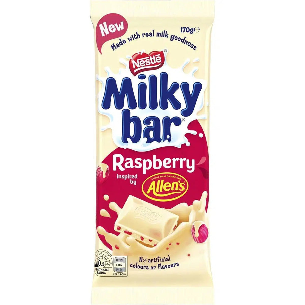 Milkybar Raspberry inspired by Allens (Australia)170g - Candy Mail UK
