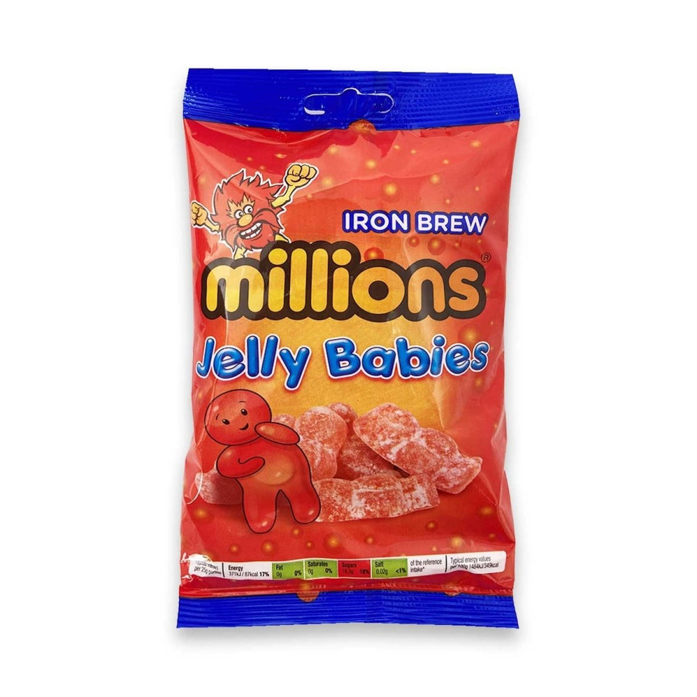 Millions Iron Brew Jelly Babies 200g - Candy Mail UK