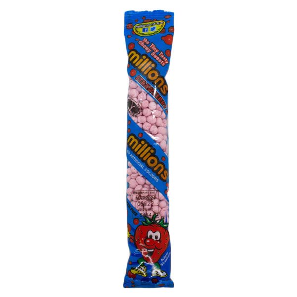 Millions Strawberry Flavour 60g - Candy Mail UK