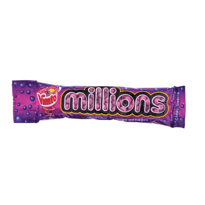 Millions Vimto Tubes (Bundle of 3) - Candy Mail UK