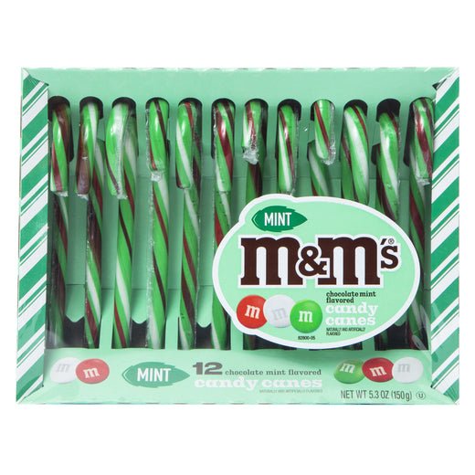 Mint M&M's Candy Canes 150g - Candy Mail UK