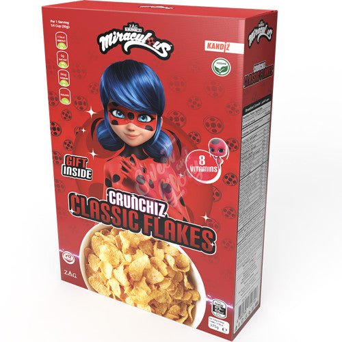 Miraculous Crunchy Classic Flakes Cereal 375g - Candy Mail UK