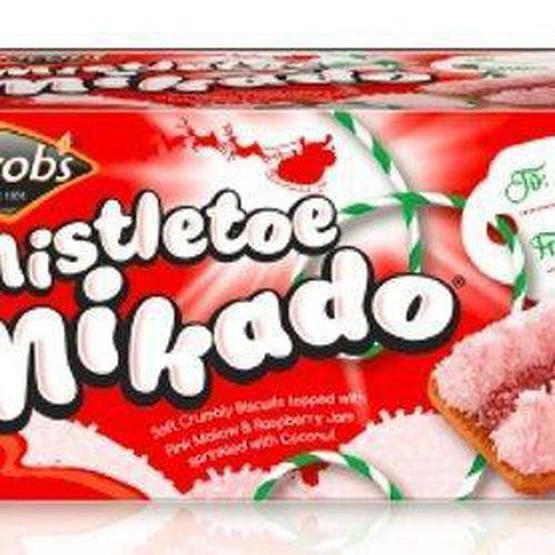 Mistletoe Mikado Gift Box 400g - Candy Mail UK