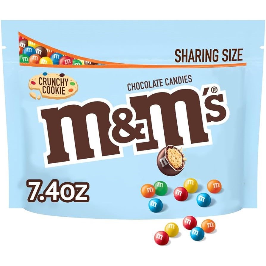 M&M Crunchy Cookie (USA) Sharing Size 209g - Candy Mail UK