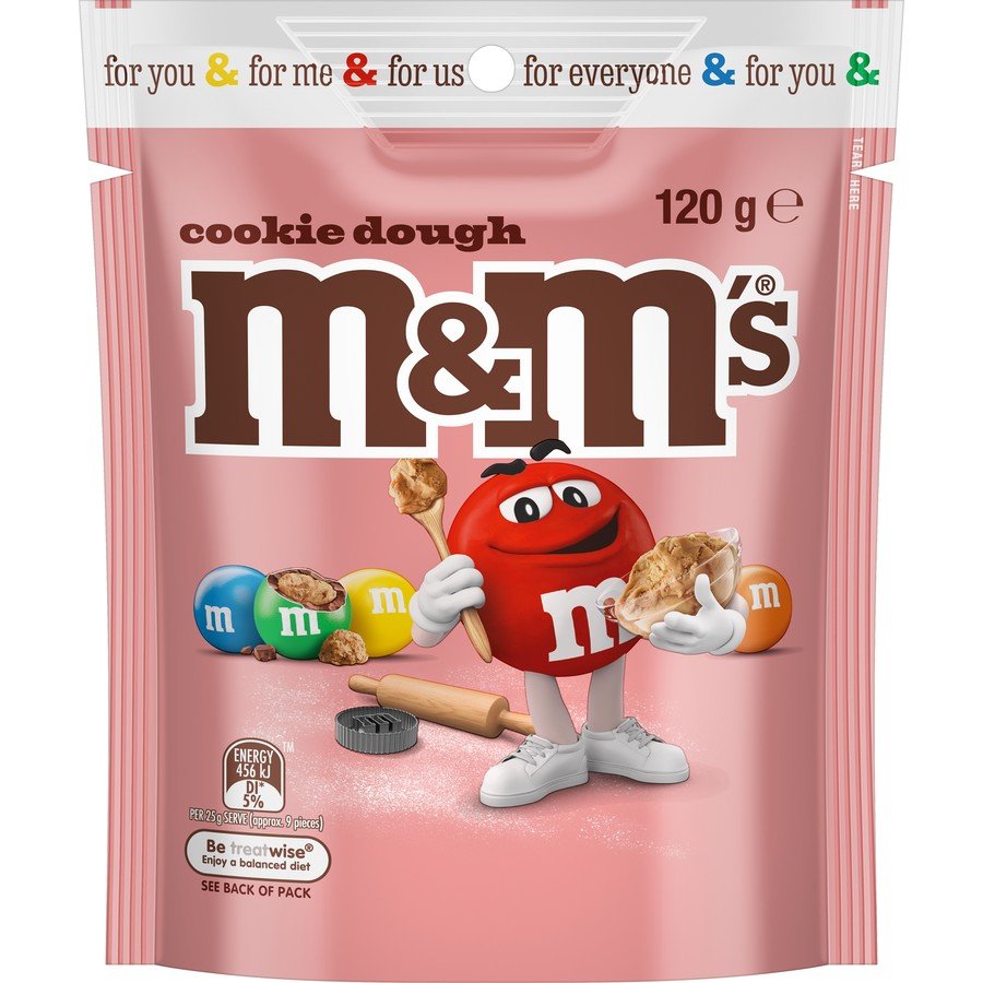M&M Mocha Cookie Dough Flavour (Australia) 120g - Candy Mail UK