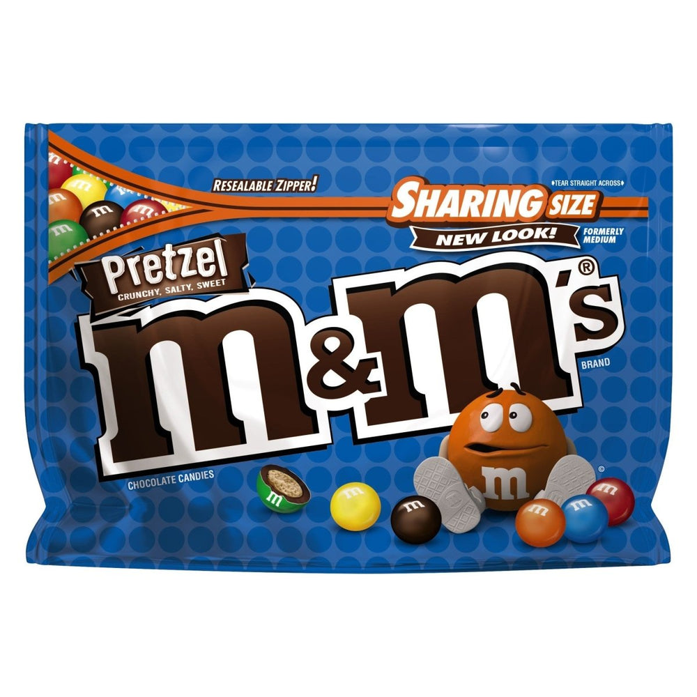 M&Ms Pretzel Sharing Size Bag 209g - Candy Mail UK