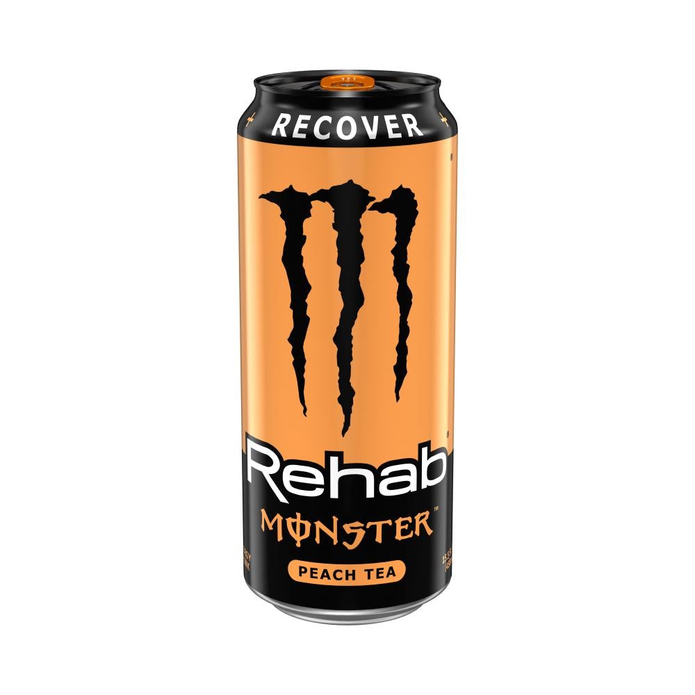 Monster Recover Tea + Peach USA 458 ml (Damaged Can) - Candy Mail UK