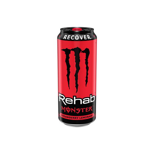 Monster Recover Tea + Strawberry (Canada) 458 ml (Damaged Can) - Candy Mail UK