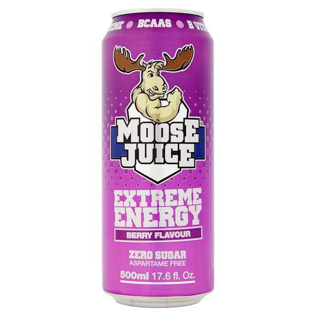 Moose Juice Extreme Energy Berry 500ml - Candy Mail UK