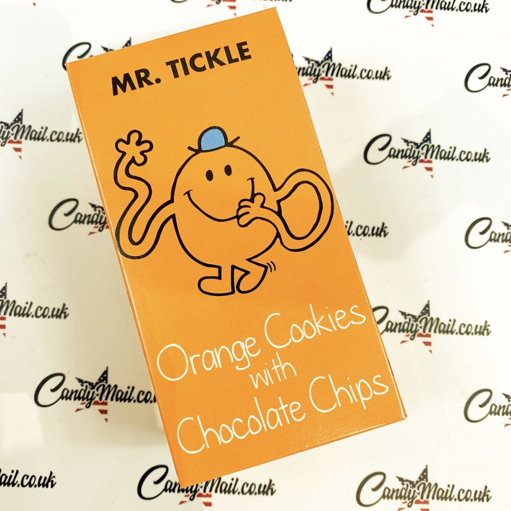 Mr Men Mr.Tickle Orange Cookies with Chocolate Chips 150g - Candy Mail UK