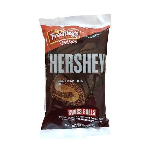 Mrs. Freshley's Deluxe Hershey's Swiss Rolls 79g - Candy Mail UK