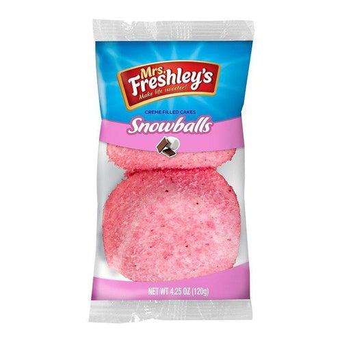 Mrs. Freshley's Pink Snowballs 113g - Candy Mail UK