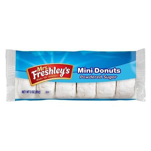 Mrs. Freshley's Powdered Mini Donuts 85g - Candy Mail UK