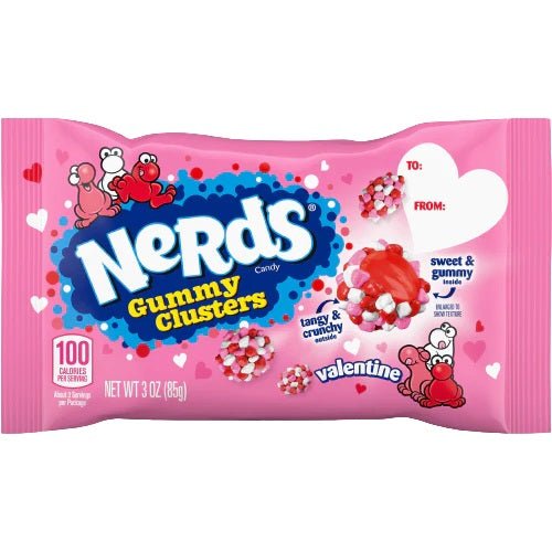 Nerds Gummy Clusters Valentine 85g - Candy Mail UK