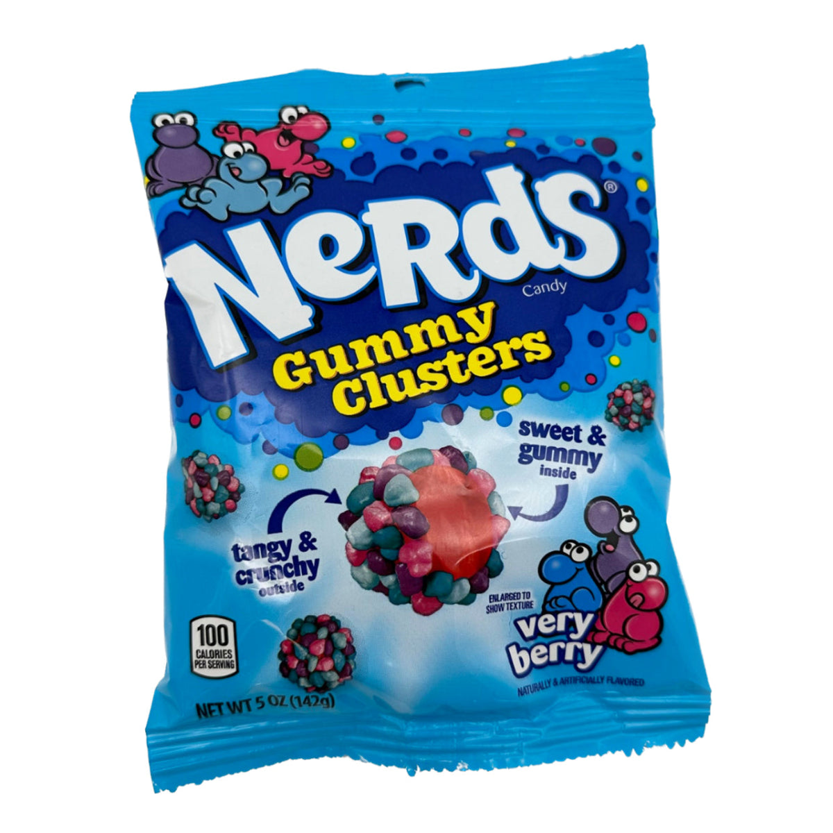 Nerds Gummy Clusters Very Berry 142g - Candy Mail UK