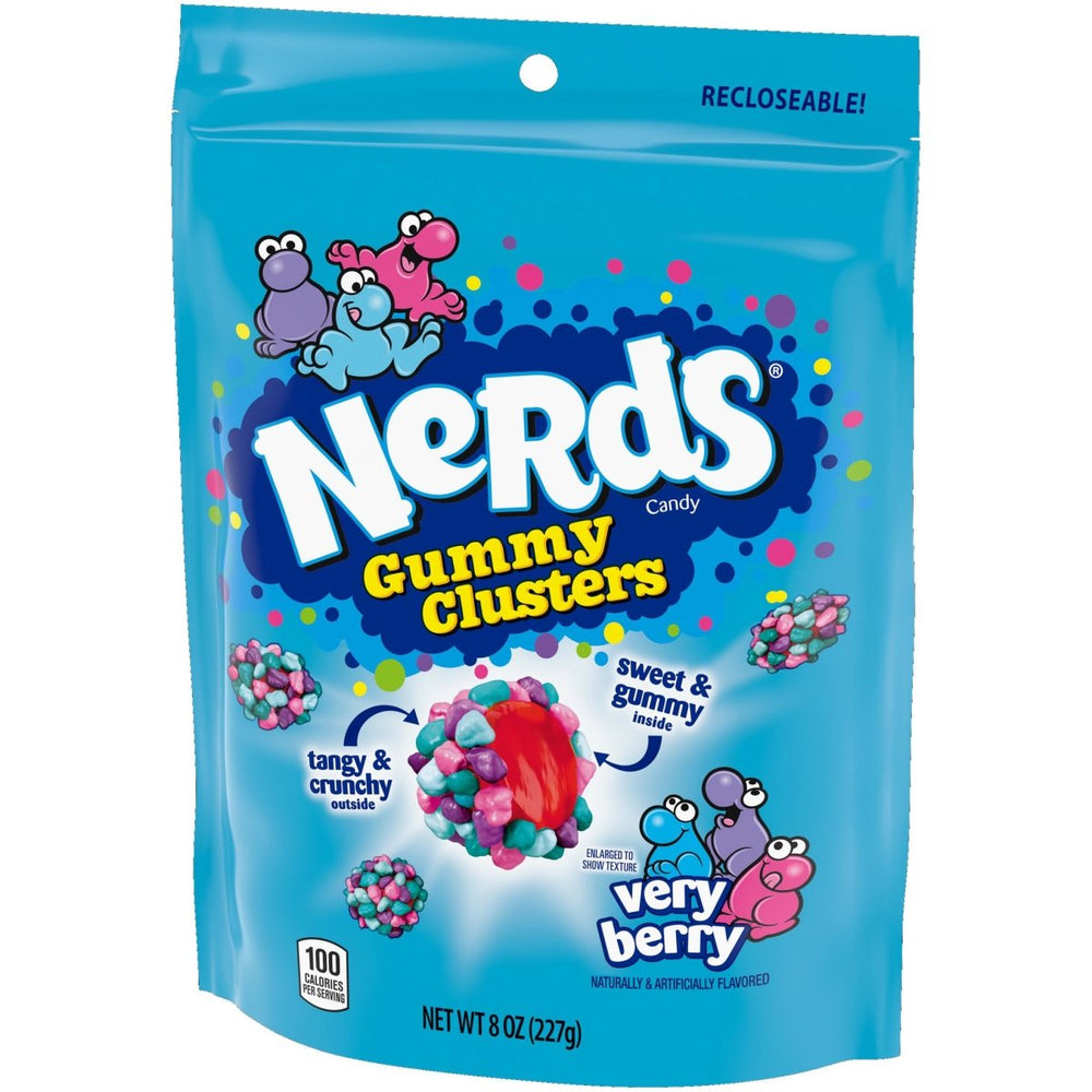 Nerds Gummy Clusters Very Berry 227g - Candy Mail UK