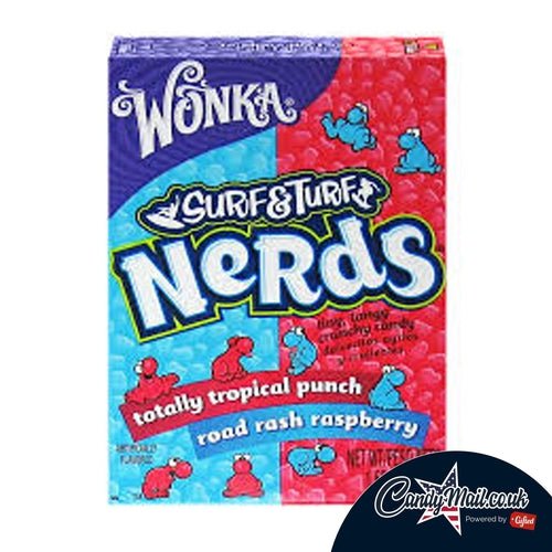 Nerds Raspberry and Tropical Punch 47g - Candy Mail UK