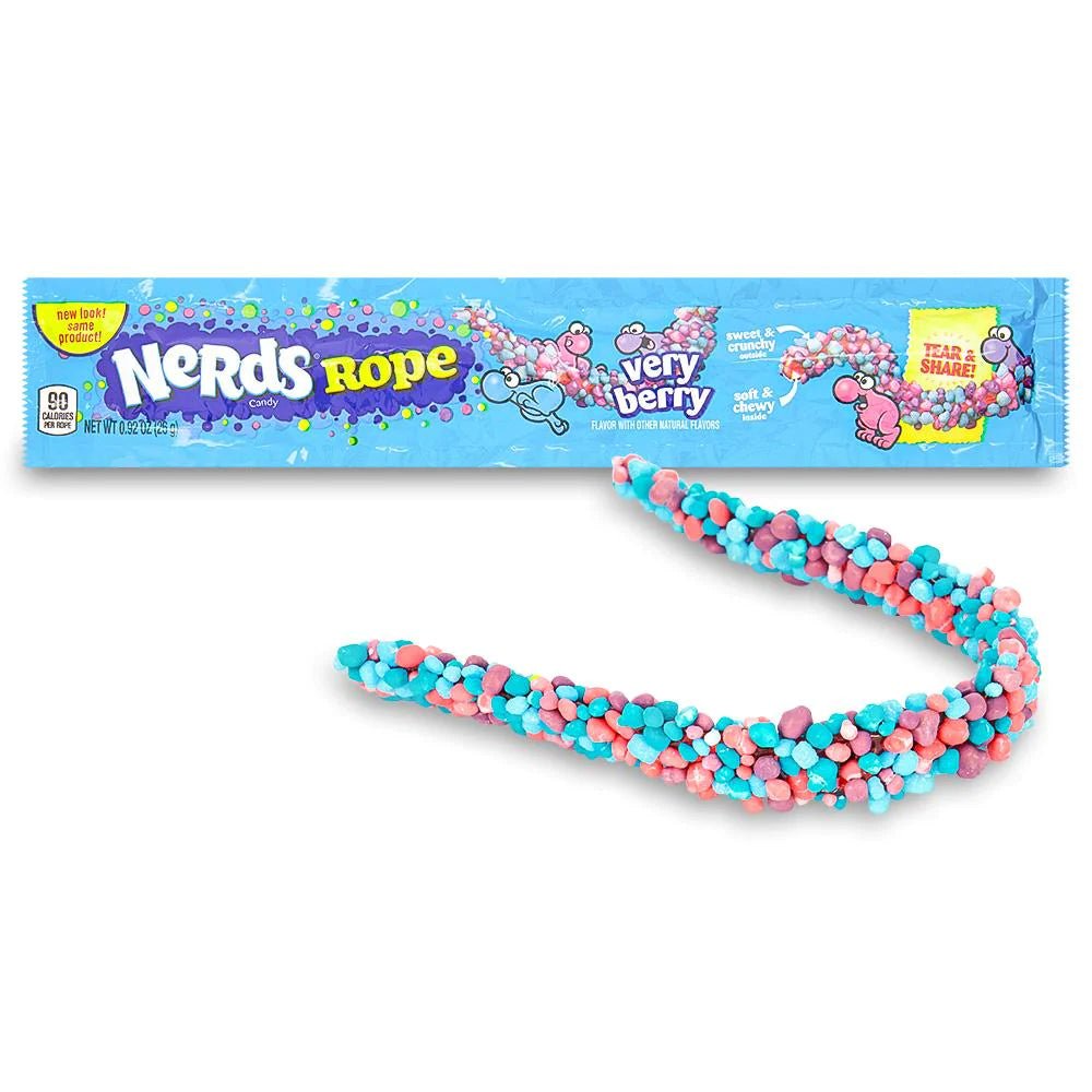 Nerds Rope Very Berry 26g Best Before NOV 2023 - Candy Mail UK